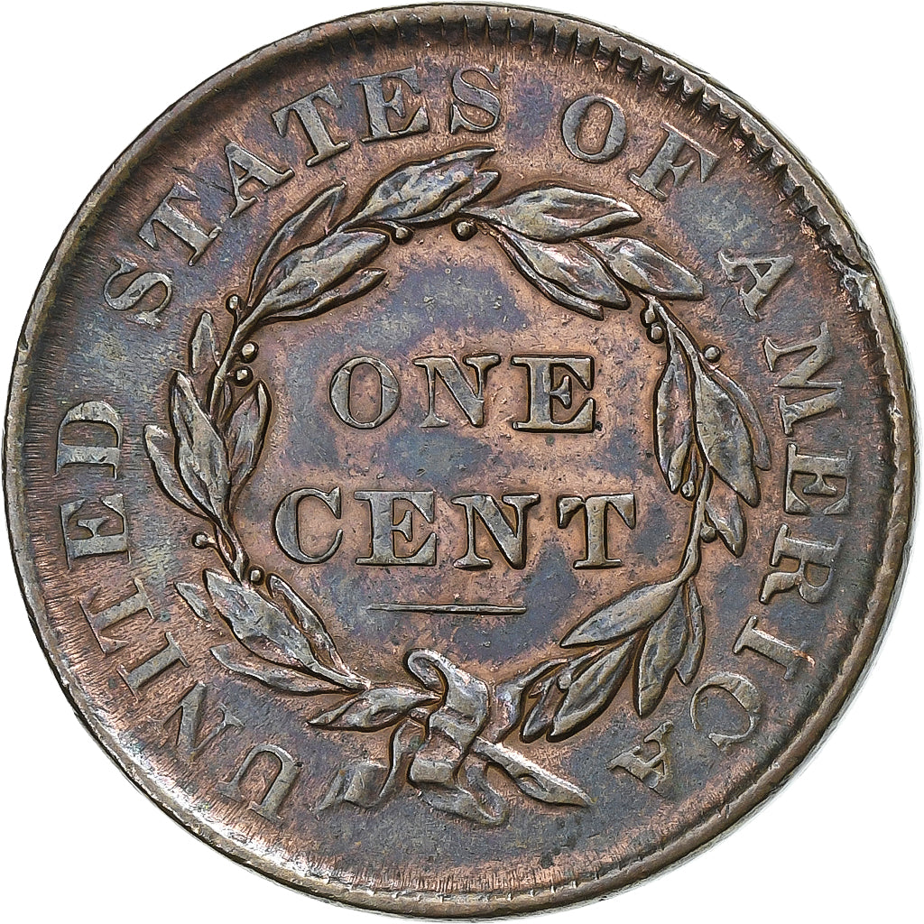 United States, Cent, Coronet Head, 1835, Philadelphia, Copper, AU(55-58)