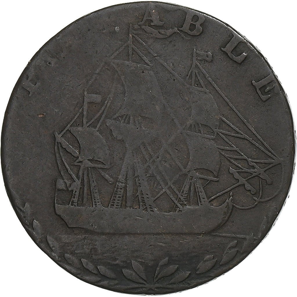 United Kingdom, Halfpenny Token, Portsea, 1794, Kupfer, S+