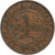 British West Africa, Victoria, Pice, 1898, Bombay, Copper, AU(50-53), KM:1
