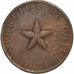 Chile, Centavo, 1851, Copper, VF(30-35), KM:120
