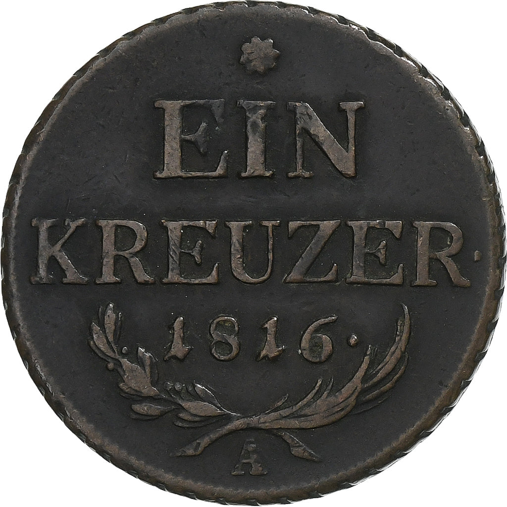 Austria, Franz I, Kreuzer, 1816, Vienna, Copper, EF(40-45), KM:2113