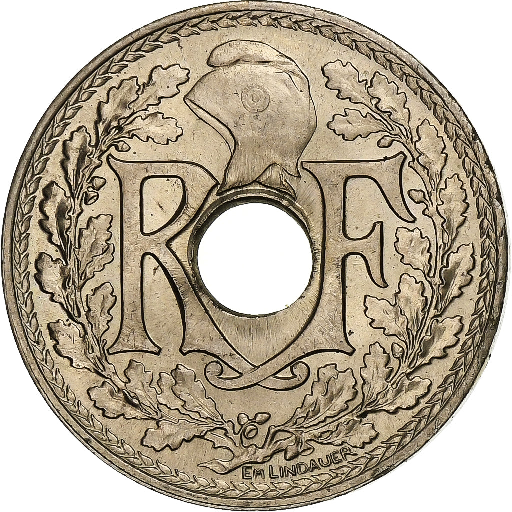France, 25 Centimes, Lindauer, .1939., Paris, Maillechort, SPL, Gadoury:381