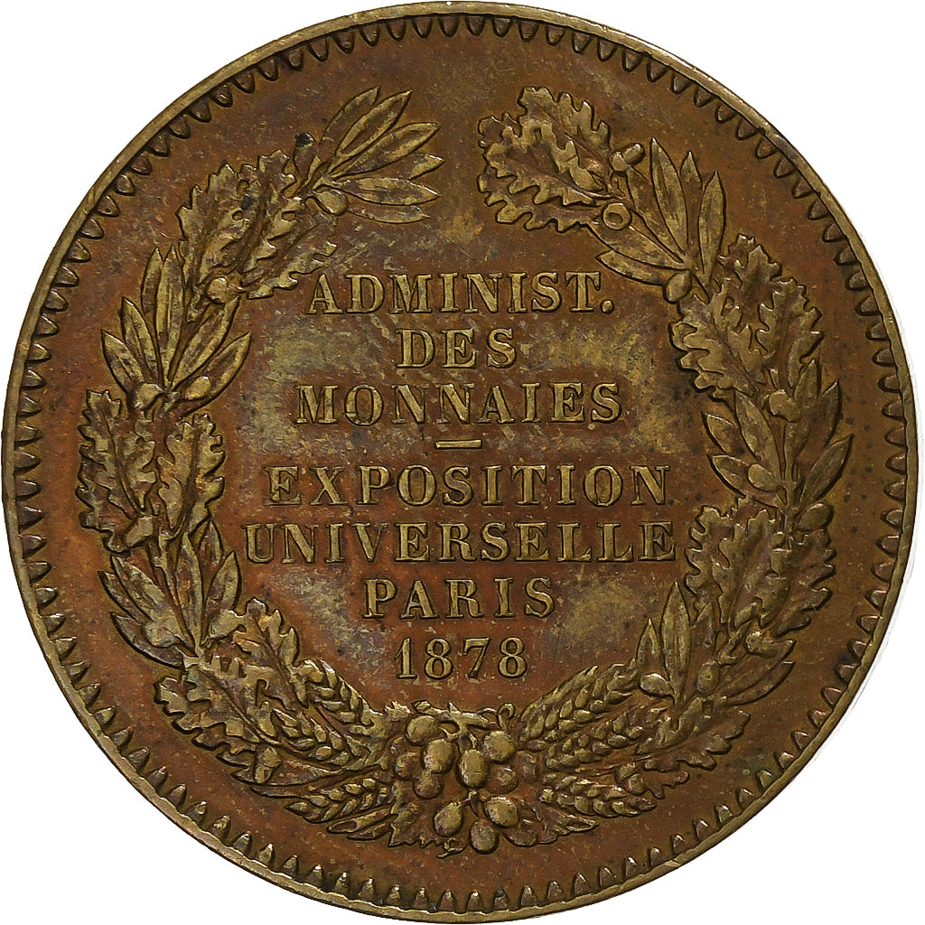 France, Médaille, Exposition universelle de Paris, 1889, Bronze, Barre, TTB+