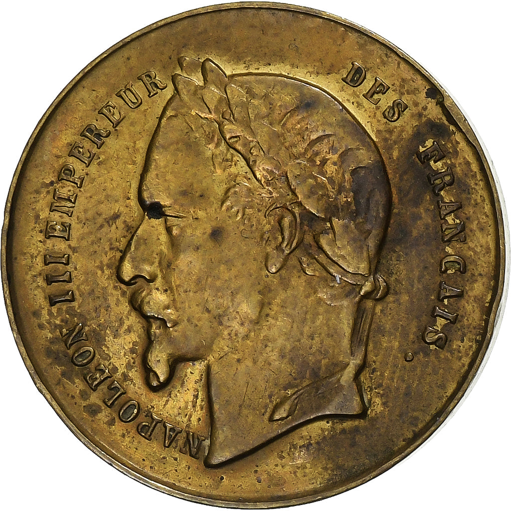 France, Token, Napoléon Ier & Napoléon III, Brass, EF(40-45)
