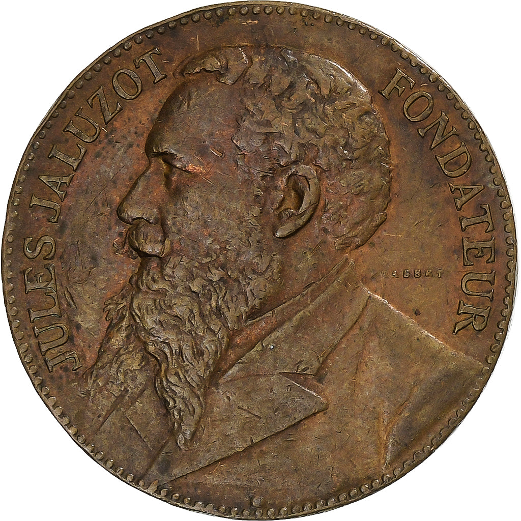France, Token, Jules Jaluzot, Au Printemps, Noces d’argent, 1890, Copper