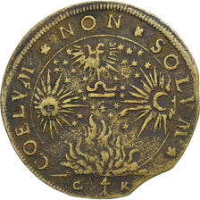 Germany, Nuremberg token, Ésotérisme, Brass, VF(30-35), Feuardent:11716