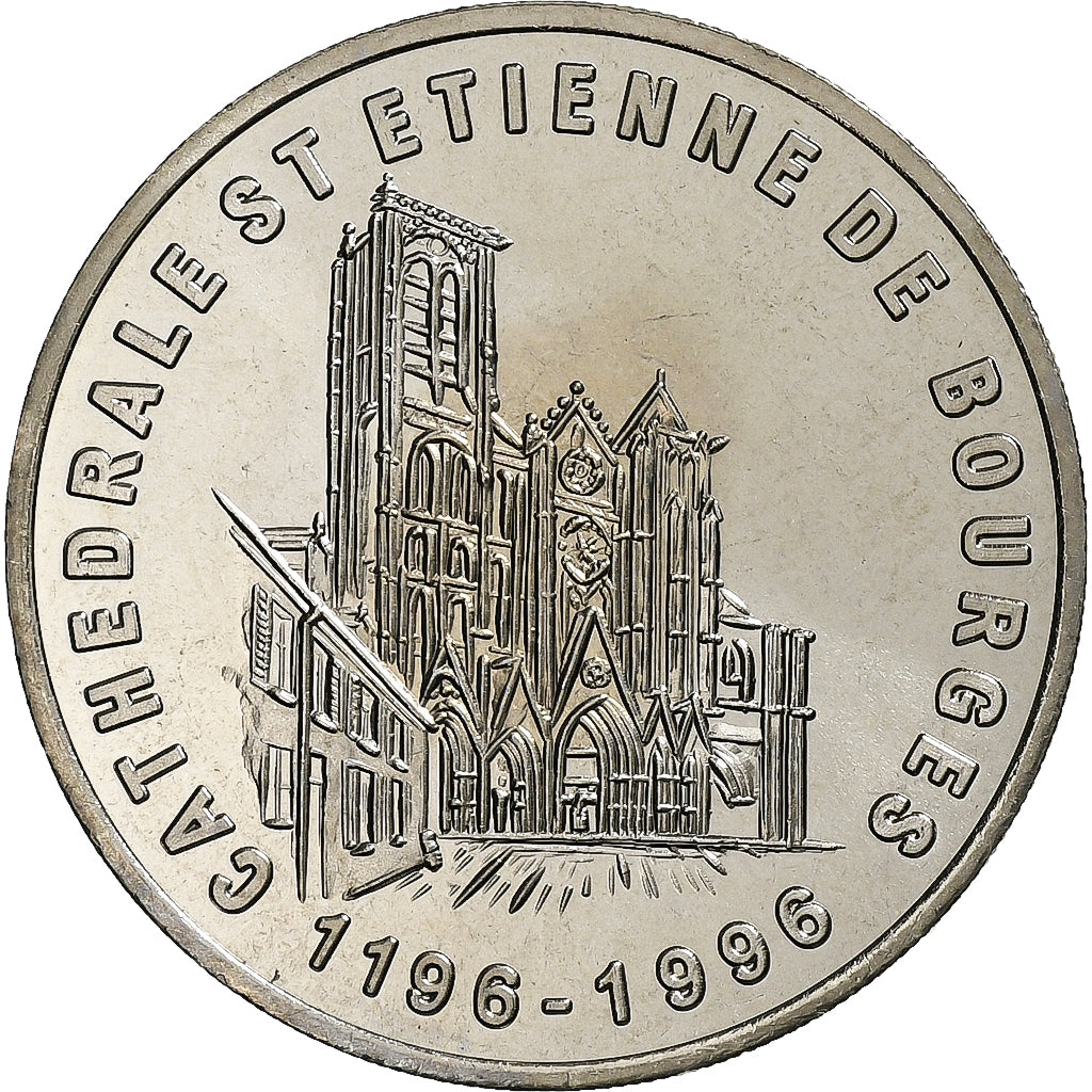 Francia, 1 1/2 Euro, Printemps de Bourges, 1996, Rame-nichel, SPL