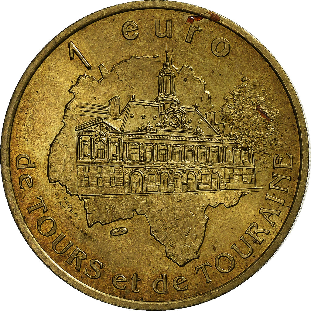 Francia, 1 Euro, Richelieu, 1997, Cupro-aluminium-nickel, BB+