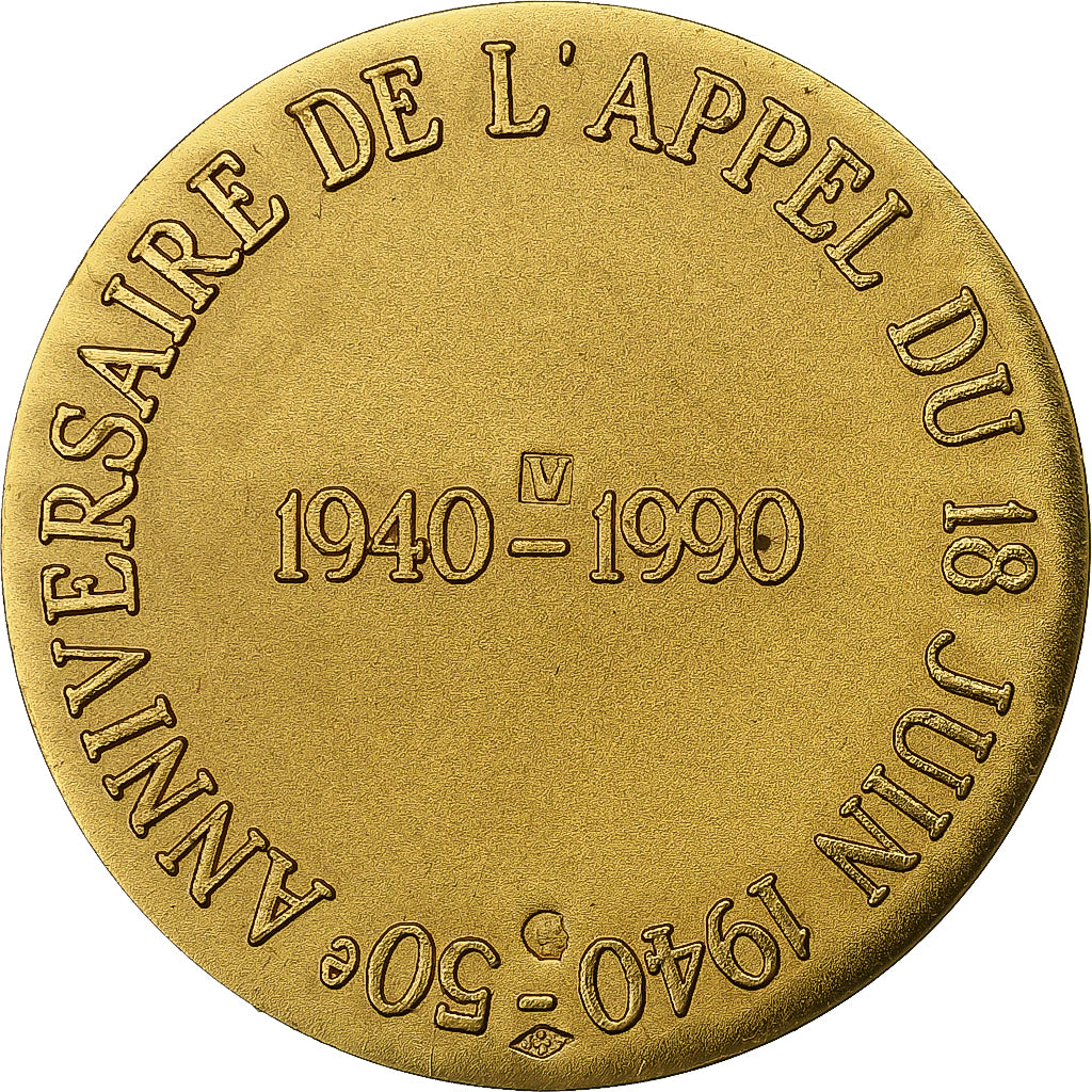 Frankreich, Medaille, Charles de Gaulle, 50e anniversaire de l’appel du 18