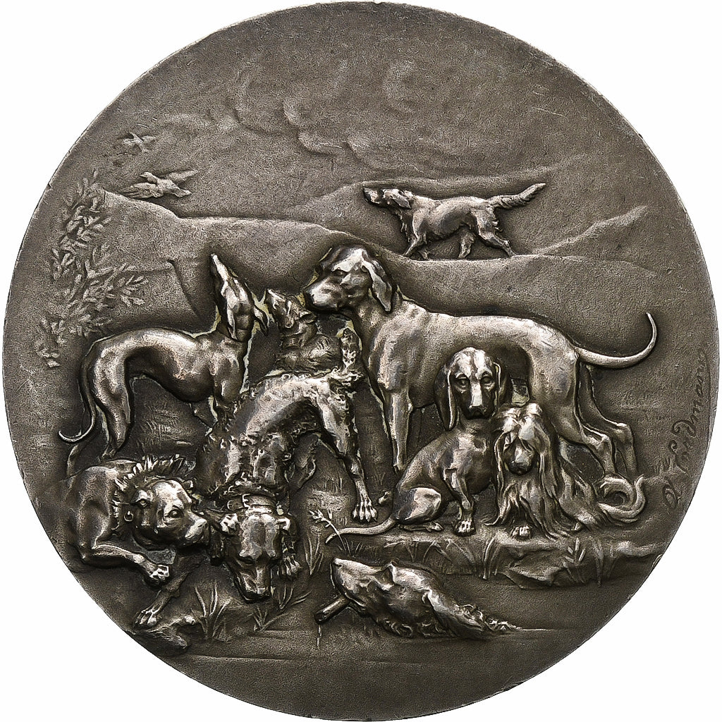 France, Medal, Société canine du Centre, Limoges, Silver, MS(60-62)