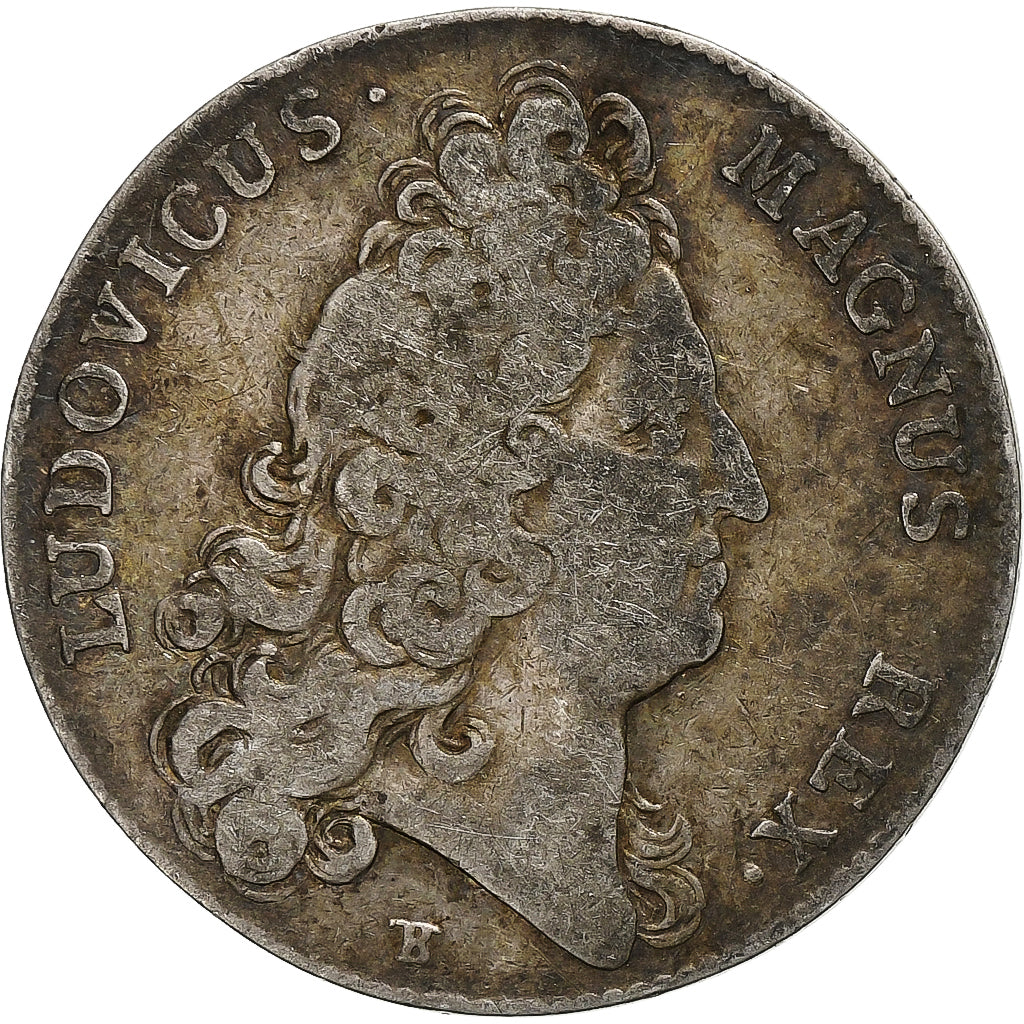 Francia, ficha, Louis XIV, Marly, Payeur des rentes, 1709, Argento, MB