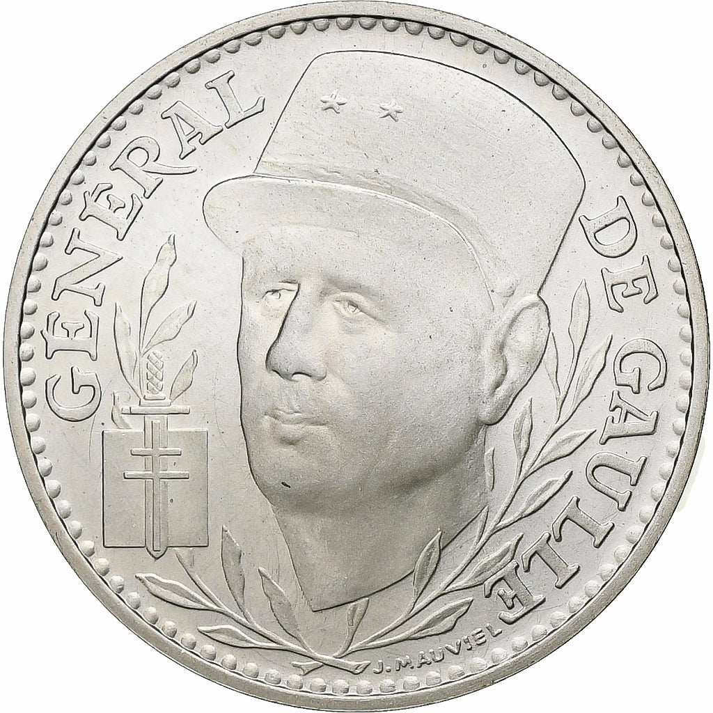 France, Medal, Charles de Gaulle, appel du 18 juin, 1990, Monnaie de Paris