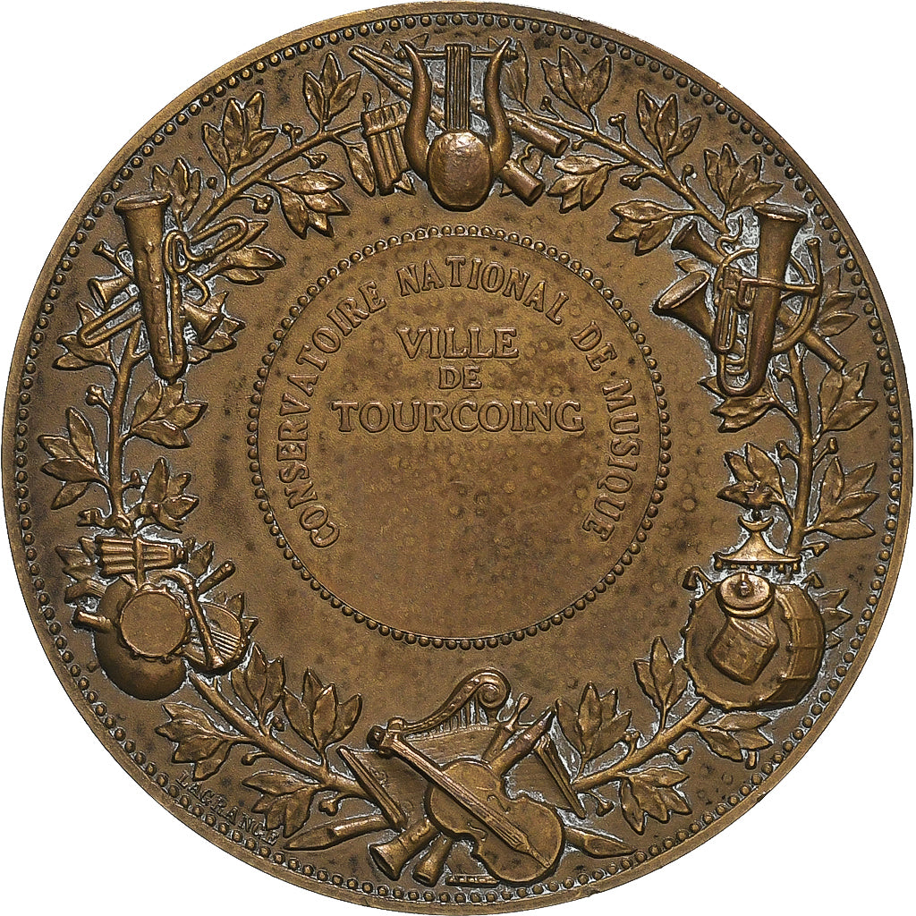France, Medal, Conservatoire National de musique de Tourcoing, Bronze, Lagrange