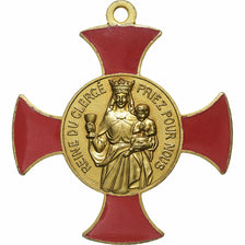France, Médaille, Croix de Grand Clerc, Laiton, SUP