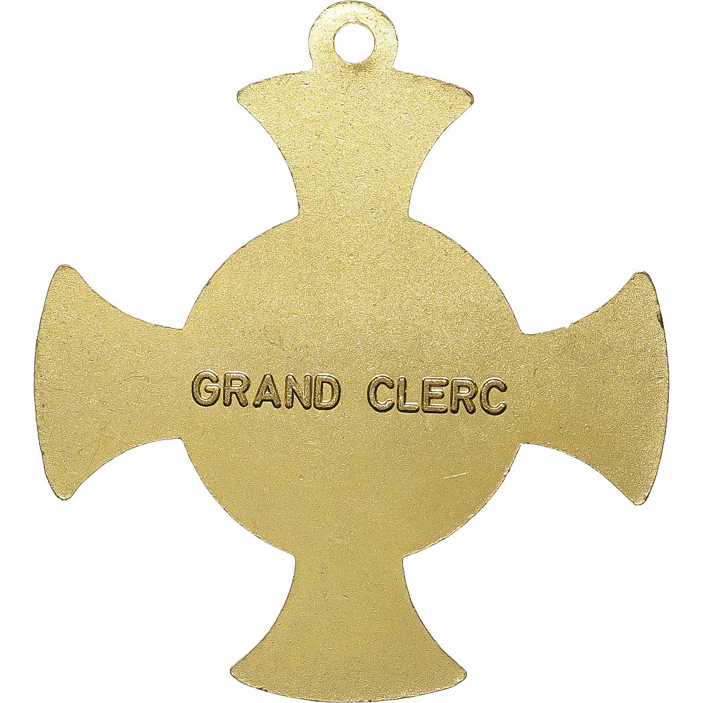 France, Médaille, Croix de Grand Clerc, Laiton, SUP