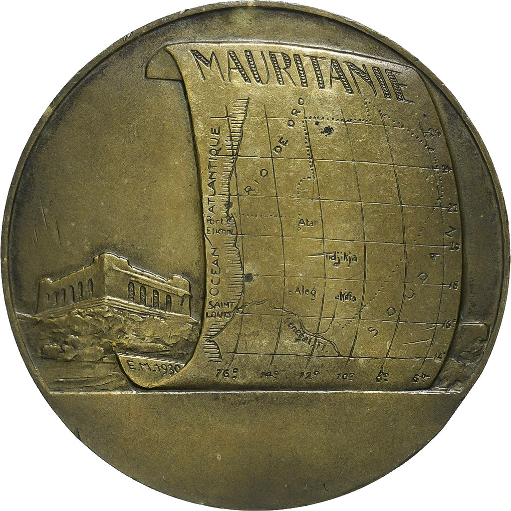 France, Médaille, Maure d’Aleg, Bronze, Monier, SUP