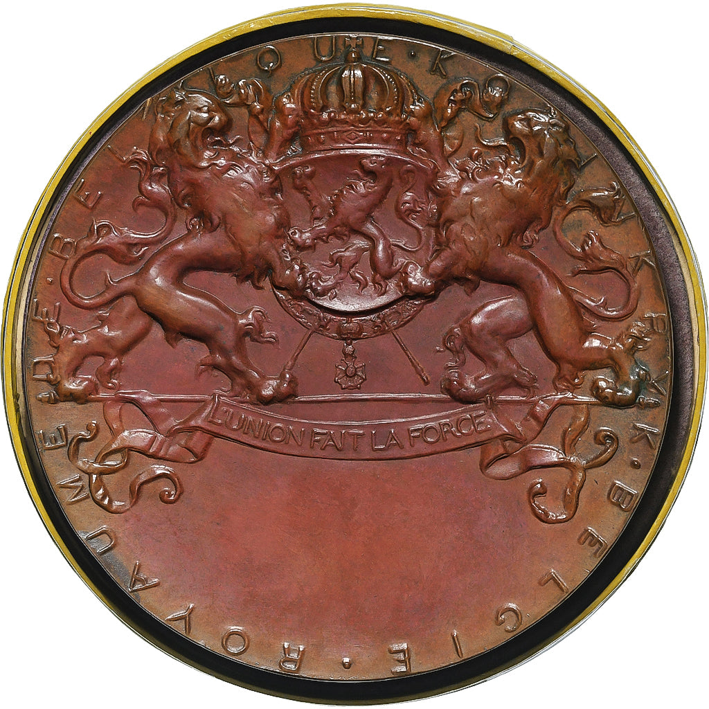 Belgio, medaglia, Exposition Universelle de Bruxelles, 1897, Bronzo