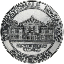 Netherlands, Medal, Internationale marathon Amsterdam, 1988, Copper-nickel