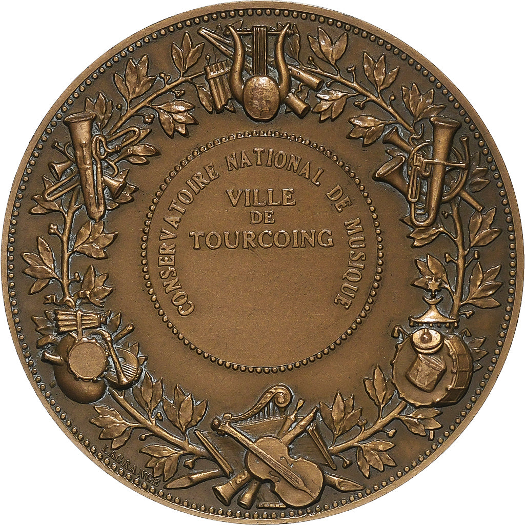 França, medalha, Conservatoire National de musique de Tourcoing, Bronze
