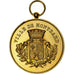 Frankreich, Medaille, Fête fédérale, ville de Montbard, 1909, Gilt Bronze