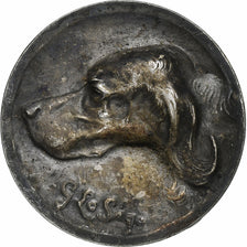 Francia, medaglia, Société Canine d'Artois, Bronzo argentato, G. Lesage, BB
