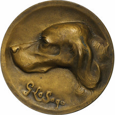 Frankrijk, Medaille, Société Canine d'Artois, Bronzen, G. Lesage, ZF+