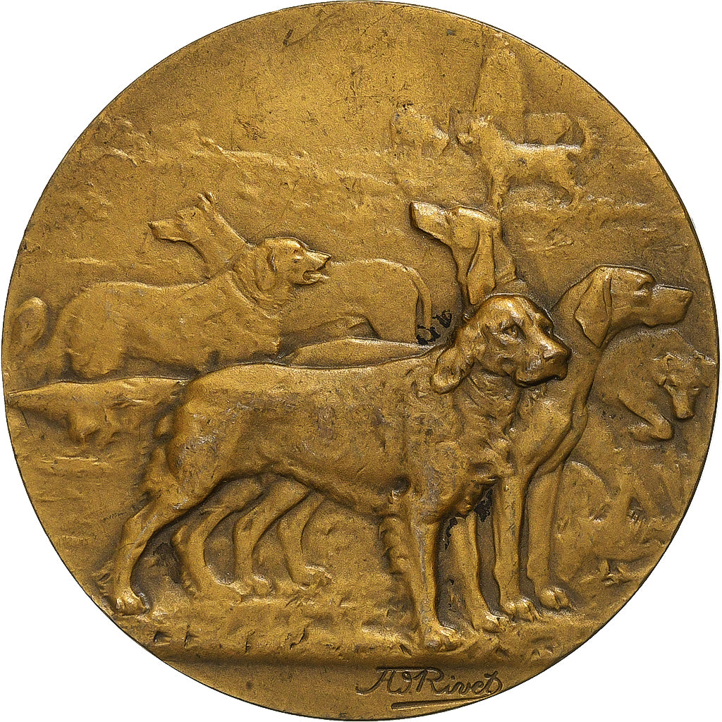 França, medalha, Société Canine d'Artois, Bronze, Rivet, AU(50-53)
