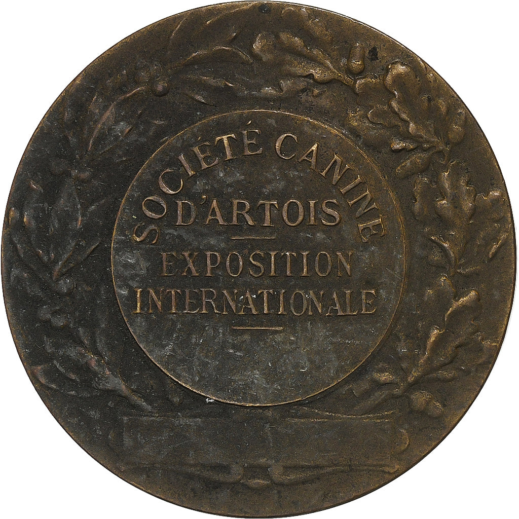 France, Medal, Société Canine d'Artois, Bronze, Durand, AU(50-53)