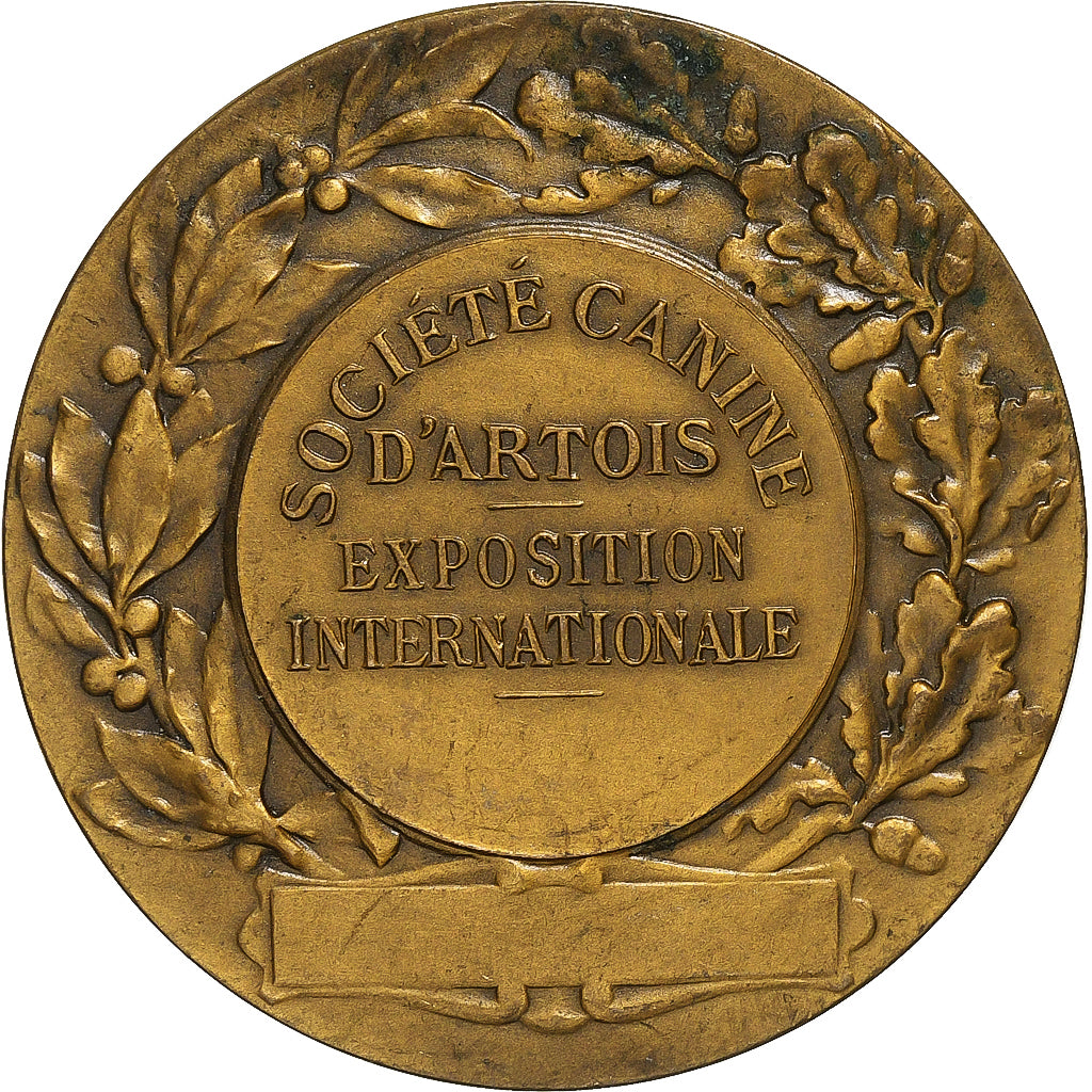 Francia, medaglia, Société Canine d'Artois, Bronzo, Durand, BB+