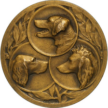 Frankrijk, Medaille, Société Canine d'Artois, Bronzen, Brun, ZF+