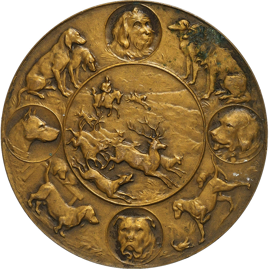 France, Medal, Société Canine d'Artois, Bronze, EF(40-45)