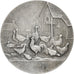 France, Medal, Basse-cour, ville de Béthune, Silvered bronze, Cariat, AU(50-53)