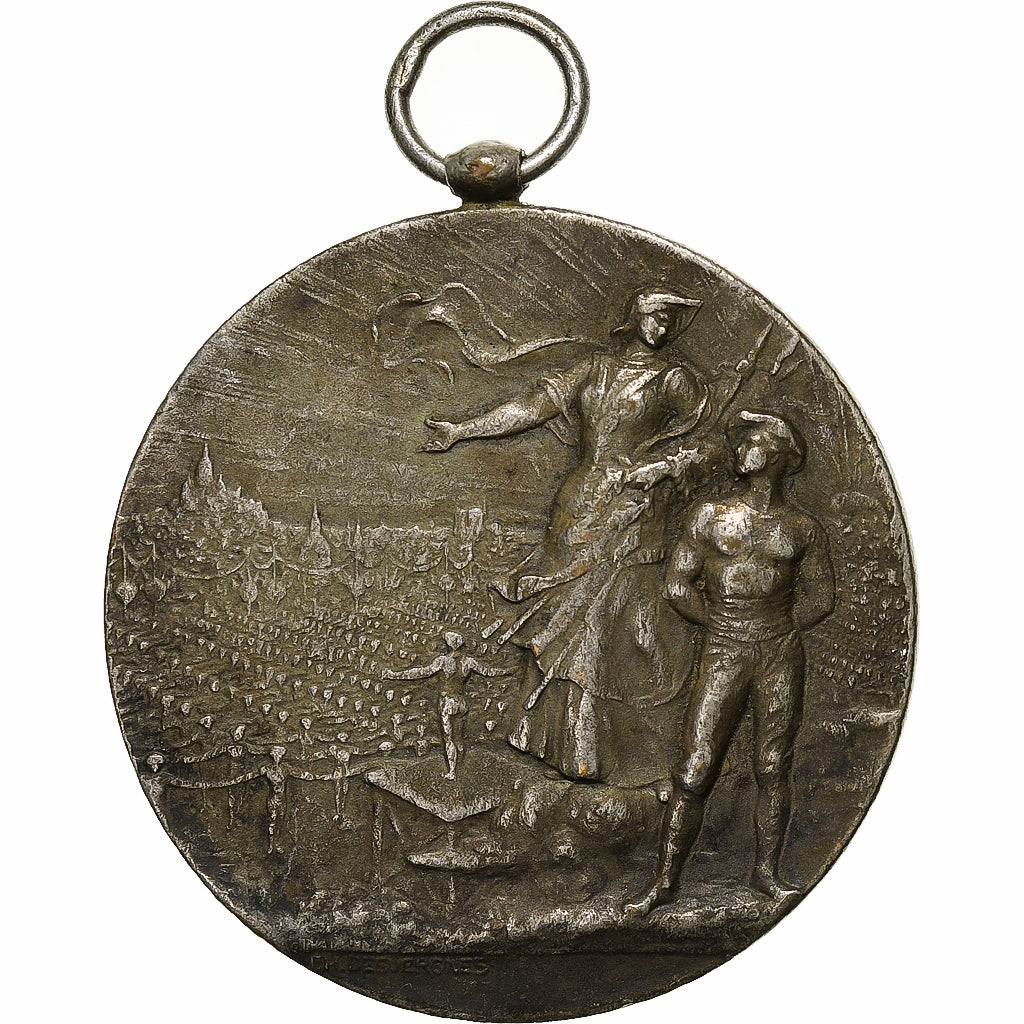 França, medalha, Fédération Gymnastique et Sportive, La Roche, 1907, Bronze