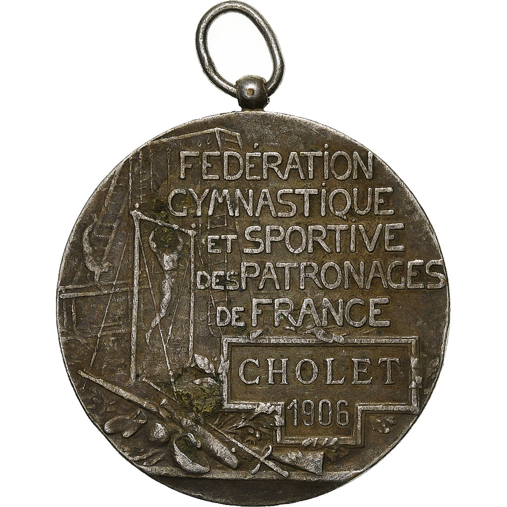 France, Médaille, Fédération Gymnastique et Sportive, Cholet, 1906