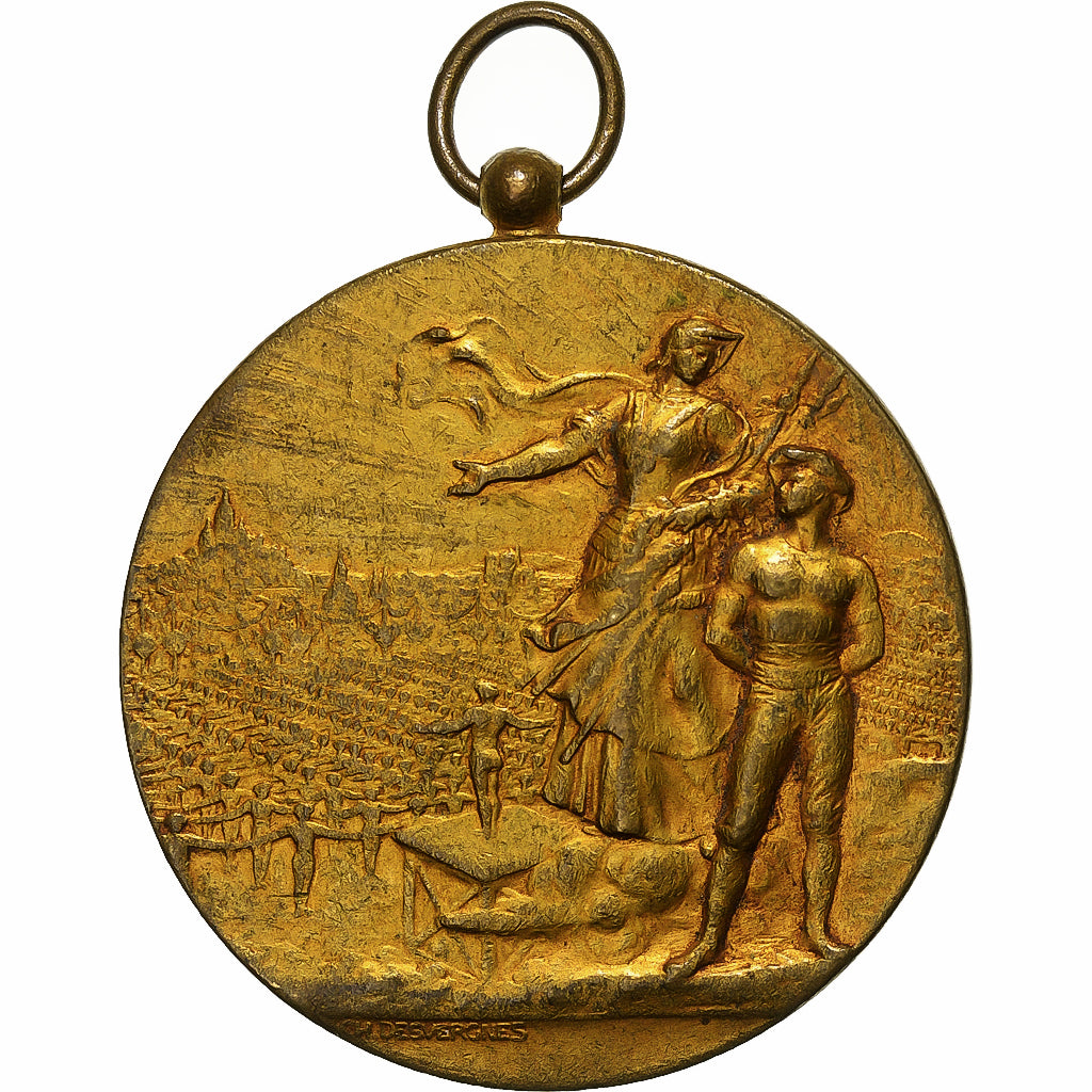 France, Medal, Fédération Gymnastique et Sportive, Fontenay-le-Comte, 1908