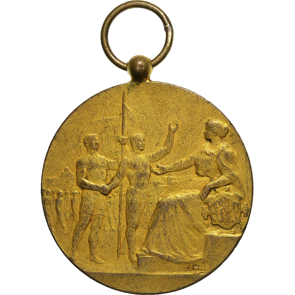 Francia, medaglia, Fédération Gymnastique et Sportive, Bressuire, 1911, Bronzo