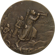 France, Médaille, Zouaves à l'assaut, Bronze, TTB+