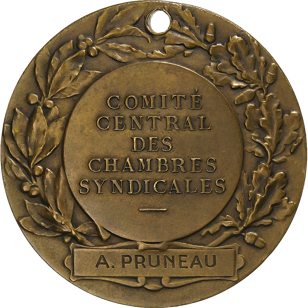 Frankrijk, Medaille, Comité Central des Chambres Syndicales, Bronzen, Bottée
