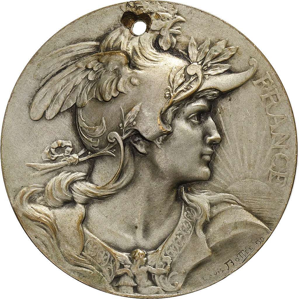 Francia, medaglia, Comité Central des Chambres Syndicales, Bronzo argentato