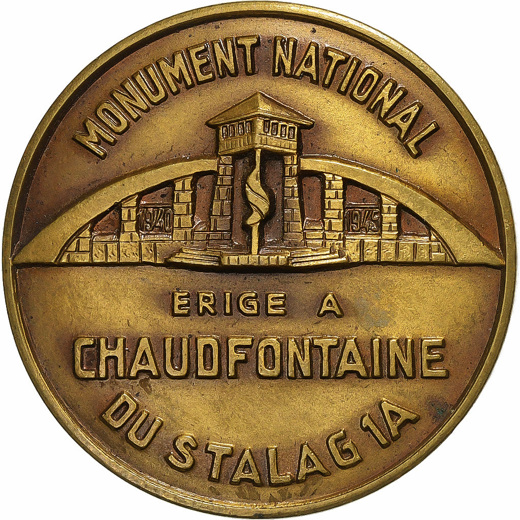 Belgio, medaglia, Monument national du Stalag 1A à Chaudfontaine, 1963, Bronzo