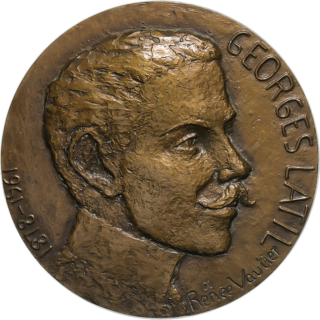 Frankreich, Medaille, Georges Latil, 1974, Bronze, Renée Vautier, VZ+