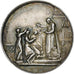 France, Wedding medal, 1924, Silver, Montagny, AU(55-58)