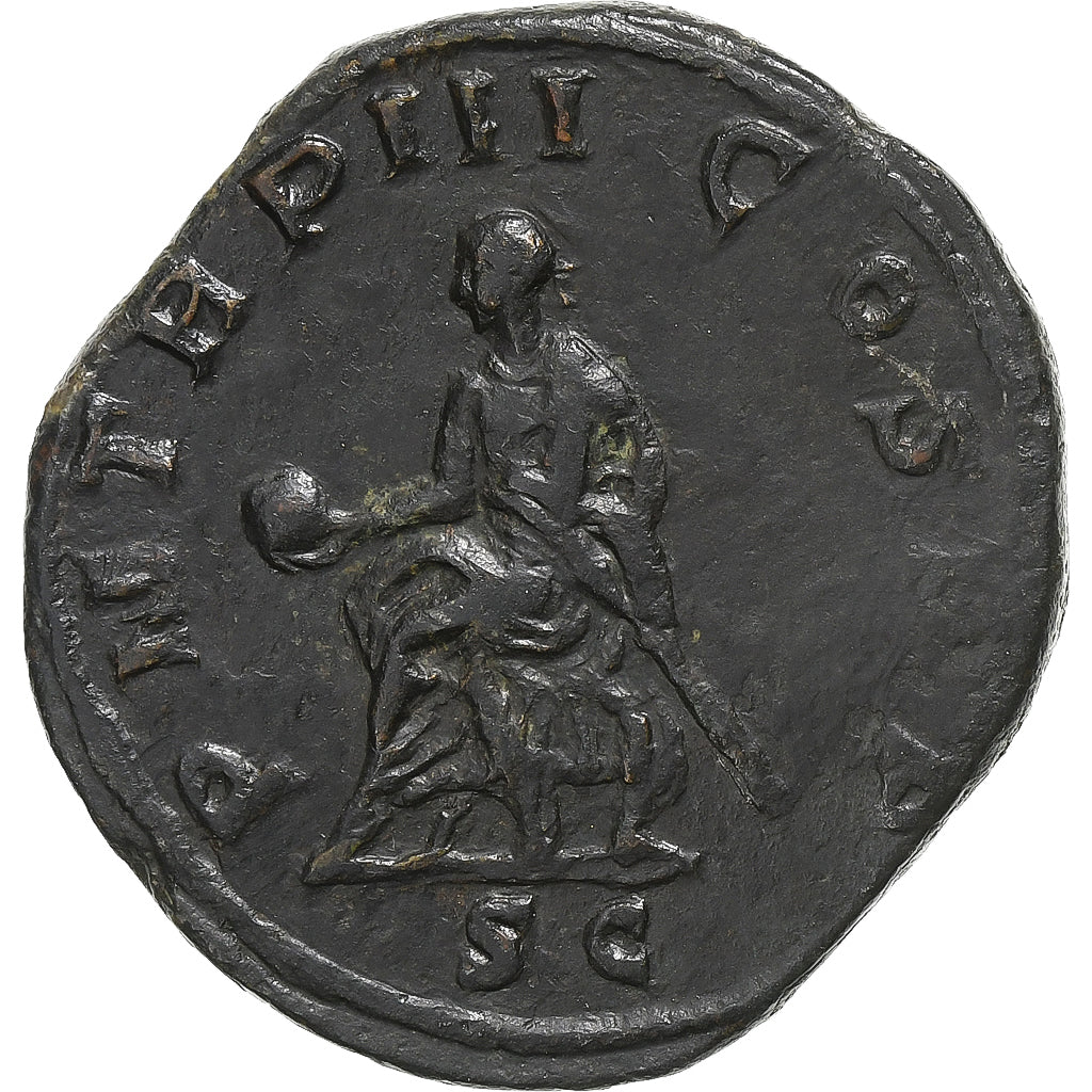 Gordian III, Sestertius, 240, Rome, Bronze, AU(55-58), RIC:294