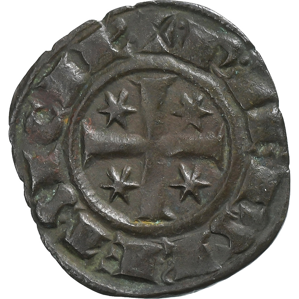 Royaume de Sicile, Frédéric Ier, Denier, 1249, Brindisi, Billon, TTB+