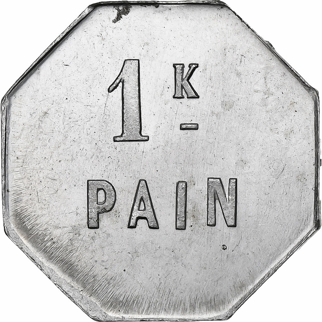 França, Coopérative Thaon, 1 kg Pain, AU(55-58), Alumínio, Elie:20.2