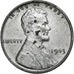 United States, Cent, Lincoln, 1943, Philadelphia, Zinc Coated Steel, AU(50-53)
