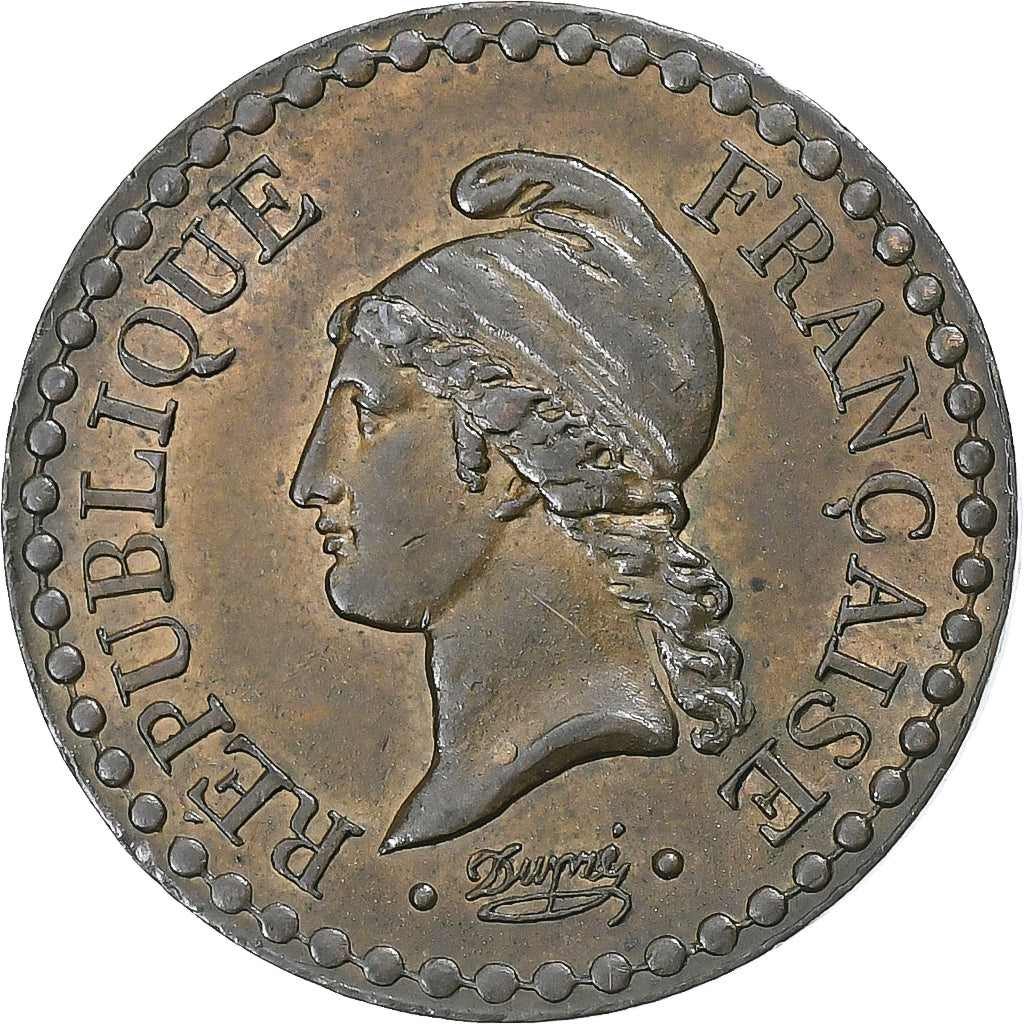 Frankrijk, Centime, Dupré, 1848, Paris, Bronzen, PR, Gadoury:84, KM:754