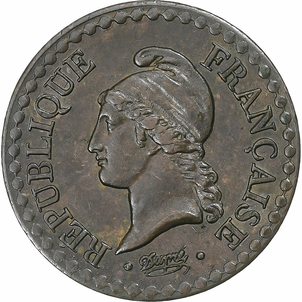 Francia, Centime, Dupré, 1851, Paris, Bronzo, SPL-, Gadoury:84, KM:754