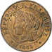 France, Centime, Cérès, 1889, Paris, Bronze, TTB+, Gadoury:88, KM:826.1