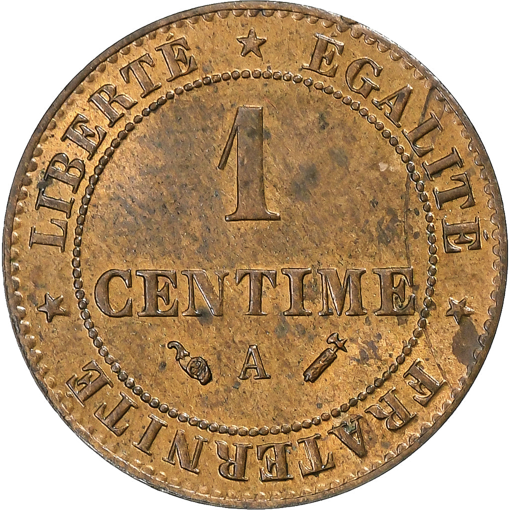 France, Centime, Cérès, 1889, Paris, Bronze, TTB+, Gadoury:88, KM:826.1